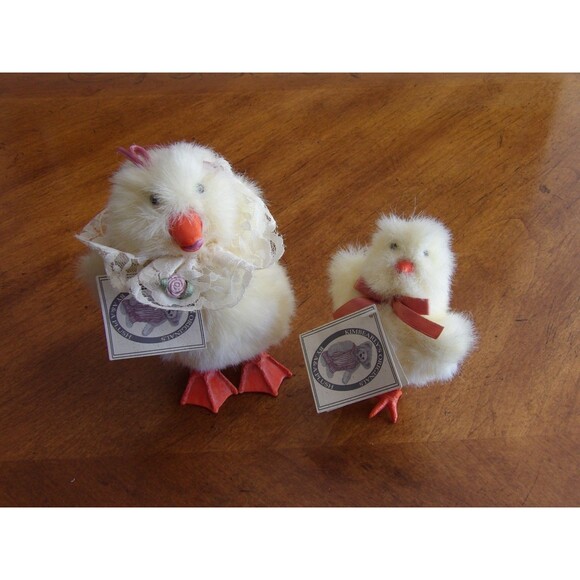 Vintage Lot of 2 A&A Plush Kimbearly's Originals Chick Peeps and De Dee Tongue - Picture 15 of 15